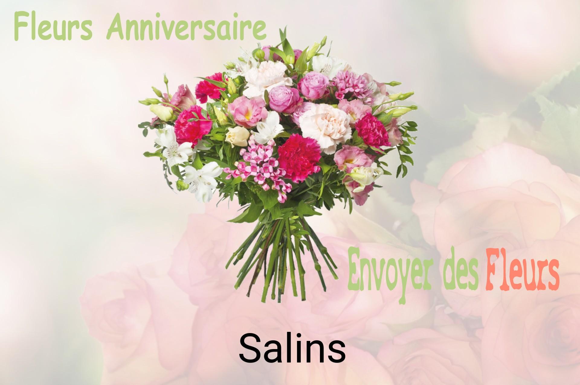 Bouquet de fleurs d’anniversaire livré à Salins